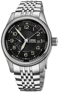 Buy this new Oris Big Crown Small Second, Pointer Day 44mm 01 745 7688 4034-07 8 22 30 mens watch for the discount price of £1,190.00. UK Retailer.